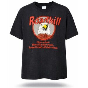 RARE Vtg Harley-Davidson SINGLE STITCH 1997 Road Kill Cafe XL T-Shirt